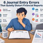 🧾 6 Journal Entry Errors That Quietly Distort Financial Reports