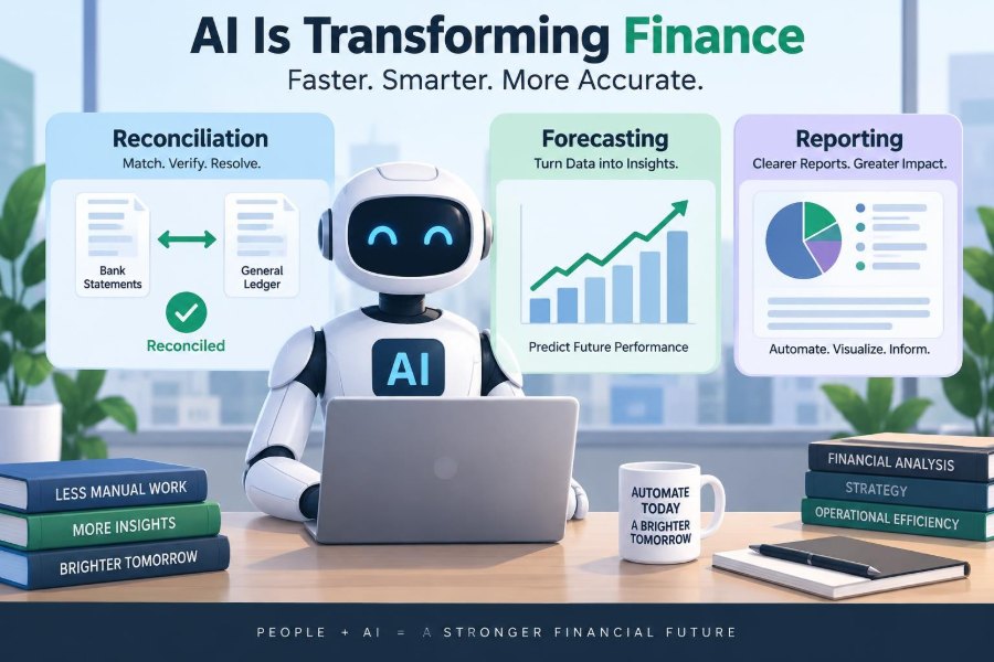 💰 Breakthrough in Financial Automation: How AI Is Transforming Reconciliation, Forecasting, and Reporting