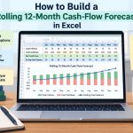📈 How to Build a Rolling 12-Month Cash-Flow Forecast in Excel
