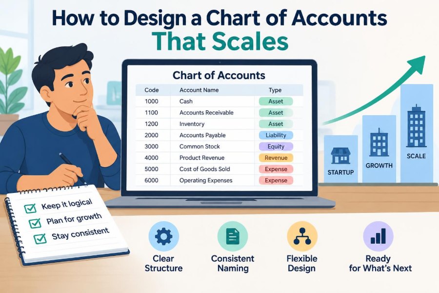 ๐งฎ How to Design a Chart of Accounts That Scales