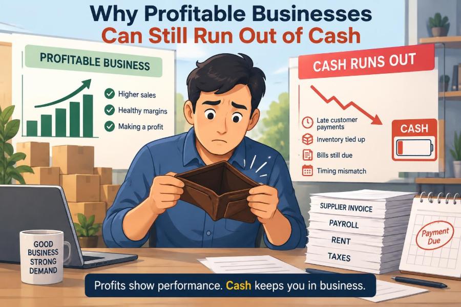 💰 Why Profitable Businesses Can Still Run Out of Cash