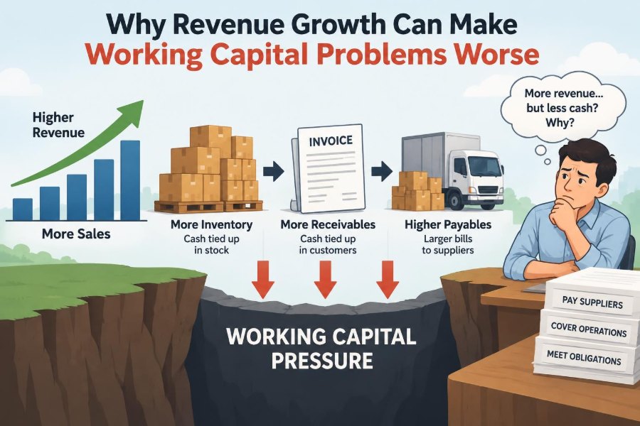 💰 Why Revenue Growth Can Make Working Capital Problems Worse