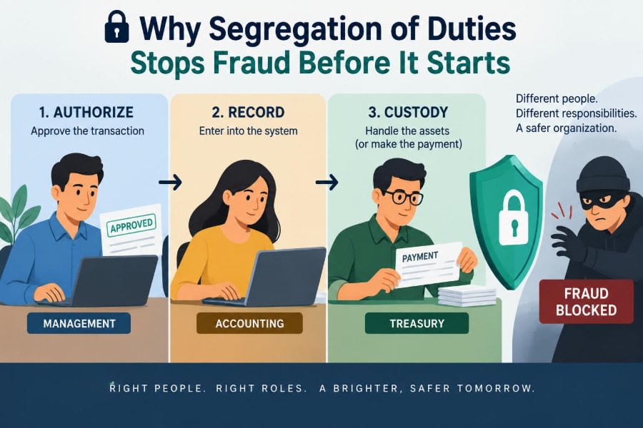 🔒 Why Segregation of Duties Stops Fraud Before It Starts