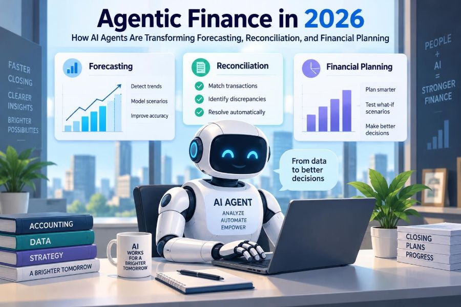 ๐ฐ Agentic Finance in 2026: How AI Agents Are Transforming Forecasting, Reconciliation, and Financial Planning