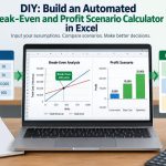 💰 DIY: Build an Automated Break-Even and Profit Scenario Calculator in Excel