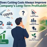 💰 Does Cutting Costs Always Improve a Company’s Long-Term Profitability?
