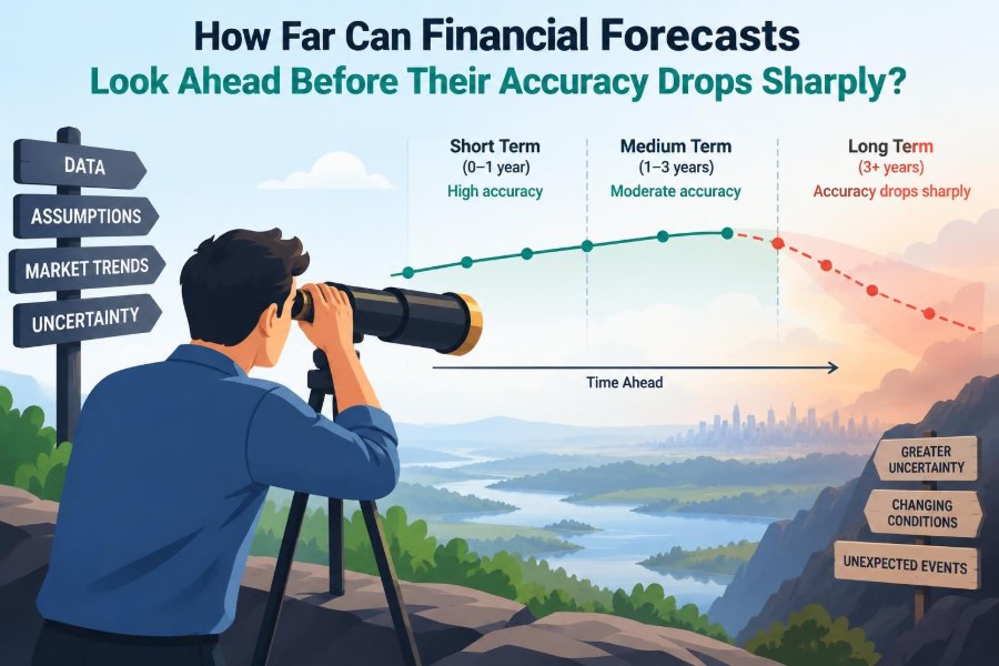 💰 How Far Can Financial Forecasts Look Ahead Before Their Accuracy Drops Sharply?