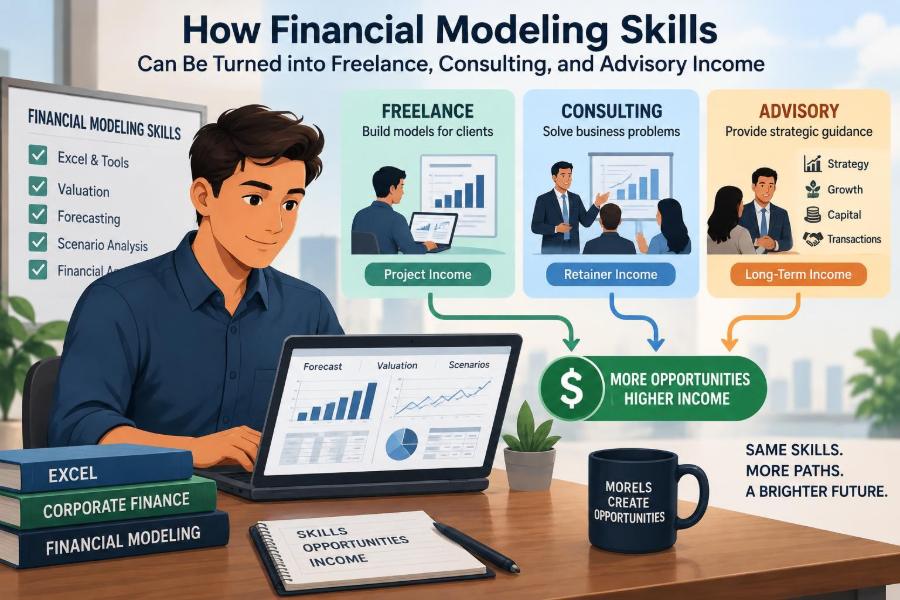 ๐ฐ How Financial Modeling Skills Can Be Turned into Freelance, Consulting, and Advisory Income