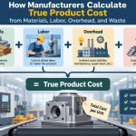 💰 How Manufacturers Calculate True Product Cost from Materials, Labor, Overhead, and Waste