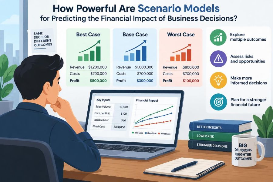 π° How Powerful Are Scenario Models for Predicting the Financial Impact of Business Decisions?