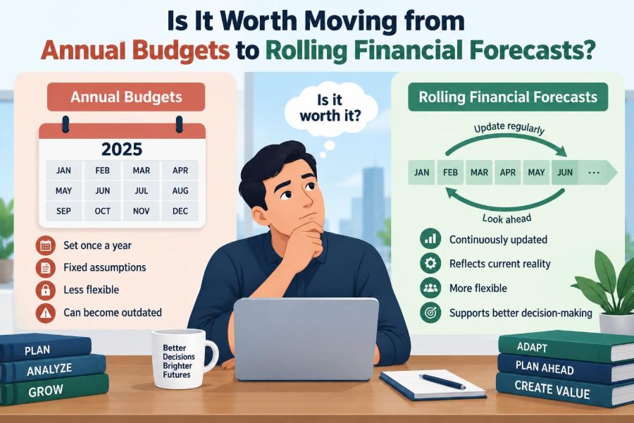 💰 Is It Worth Moving from Annual Budgets to Rolling Financial Forecasts?