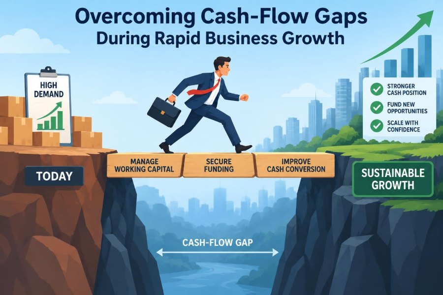 💰 Overcoming Cash-Flow Gaps During Rapid Business Growth