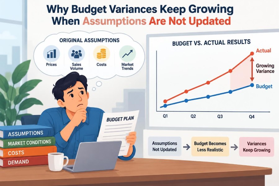 π° Why Budget Variances Keep Growing When Assumptions Are Not Updated