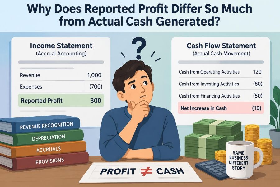 💰 Why Does Reported Profit Differ So Much from Actual Cash Generated?