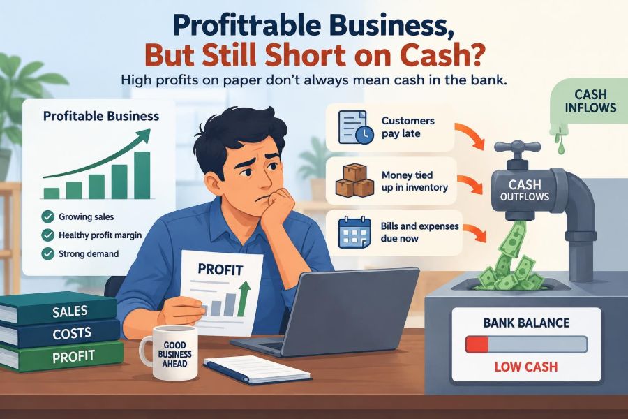 💰 Why This Problem Happens: What Causes a Profitable Business to Face Persistent Cash Shortages?
